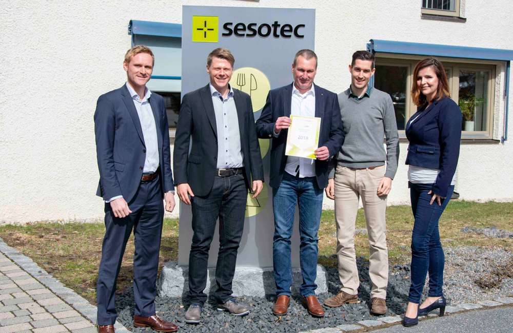 sesotec  stol regional dealer award