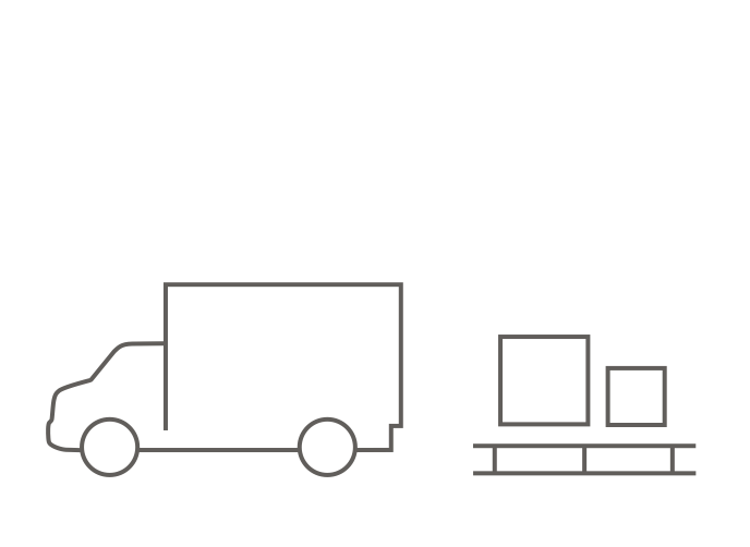 production stages icon wareneingang